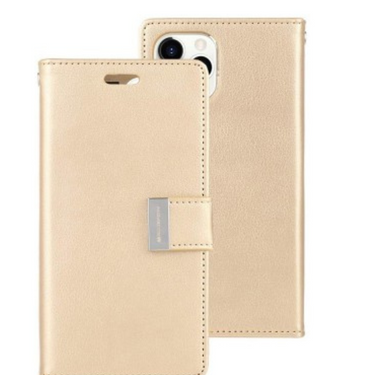 iPhone 11 Pro Compatible Case Cover With Premium Rich Diary - Gold